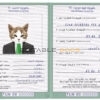 Tunisia cat Fake PSD Passport | Instant Download