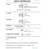 Authentic Tuvalu Birth Certificate Template | Customize and Download Online