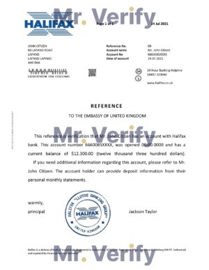 England Editable Templates 9 Download United Kingdom Halifax Bank Reference Letter Templates | Editable Word