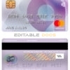 Fillable USA Ally bank mastercard Templates | Layer-Based PSD