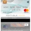 Fillable USA Bank of the West bank mastercard Templates | Layer-Based PSD