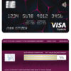 Editable USA California Varo bank visa signature Templates in PSD Format