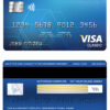 Editable USA Fifth Third bank visa classic card Templates in PSD Format