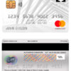 Editable USA First Bank of Wiki mastercard Templates in PSD Format
