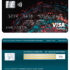 Editable USA MOVO bank visa classic card Templates in PSD Format