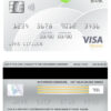 Editable USA Massachusetts Radius bank visa electron card Templates in PSD Format