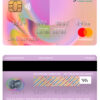 Fillable USA Missouri Together Credit Union bank mastercard Templates | Layer-Based PSD