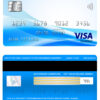 Editable USA Nebraska Five Points Bank visa classic card Templates in PSD Format