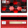 Editable USA North Carolina BB&T Corp. bank visa signature card Templates in PSD Format