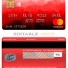 Fillable USA Texas 5Point Credit Union bank mastercard Templates | Layer-Based PSD