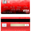 Editable USA Texas 5Point Credit Union bank visa classic card Templates in PSD Format