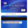 Fillable USA U.S. Bank mastercard Templates | Layer-Based PSD