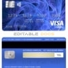 Fillable USA U.S. bank visa classic card Templates | Layer-Based PSD