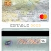 Editable USA University of Southern Indiana bank mastercard Templates in PSD Format