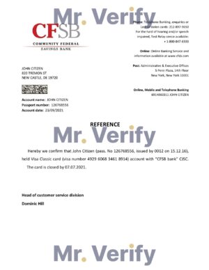 USA Editable Templates 11 Download USA CFSB Bank Reference Letter Templates | Editable Word