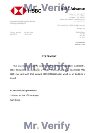 USA Editable Templates 12 Download USA HSBC Bank Reference Letter Templates | Editable Word