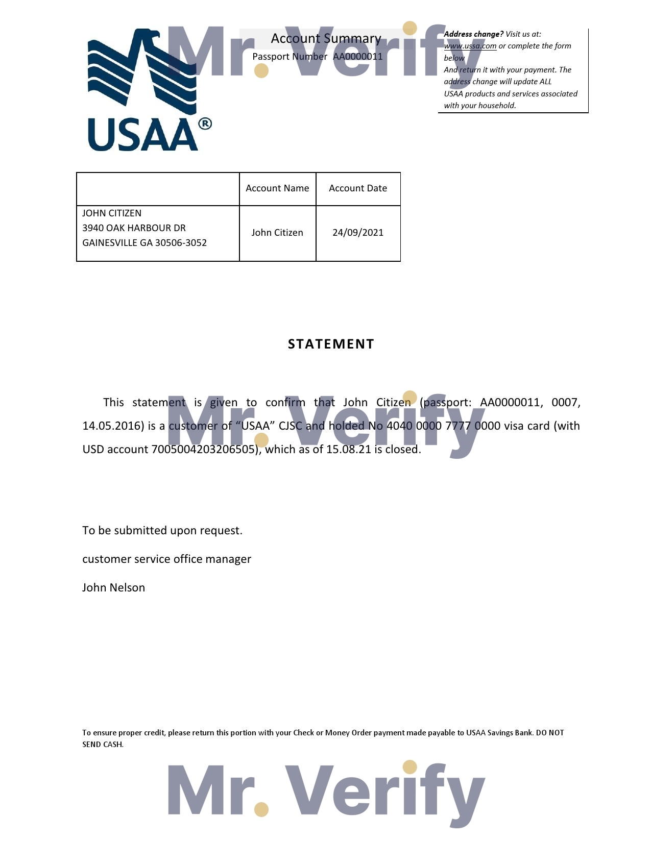 Download USA USAA Bank Reference Letter Templates | Editable Word