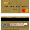 Editable United Kingdom LHV bank mastercard gold credit card Templates in PSD Format