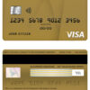 Fillable United Kingdom LHV bank visa gold credit card Templates | Layer-Based PSD