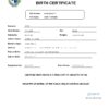 Authentic Uruguay Birth Certificate Template | Customize and Download Online