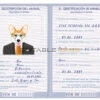 Venezuela dog Fake PSD Passport | Instant Download