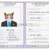 Vietnam cat Fake PSD Passport | Instant Download