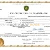 shadow universal Marriage Certificate | Editable PDF Templates