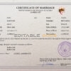 Algeria Marriage Certificate | Editable PSD Templates