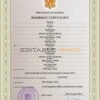 Andorra Marriage Certificate | Editable PSD Templates