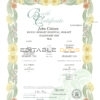 Authentic Australian South Australia decorative (commemorative) Birth Certificate Template | Customize and Download Online