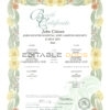 Authentic Australia Western Australia decorative Birth Certificate Template | Customize and Download Online