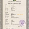 Authentic Azerbaijan Birth Certificate Template | Customize and Download Online