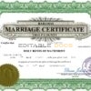 Bahamas Marriage Certificate | Editable PDF Templates