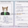 Barbados cat Fake PSD Passport | Instant Download