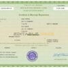 Bhutan Marriage Certificate | Editable PDF Templates