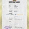 Authentic Bolivia Birth Certificate Template | Customize and Download Online