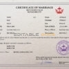 Brunei Marriage Certificate | Editable PSD Templates