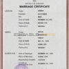 Burundi Marriage Certificate | Editable PSD Templates