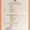 Cameroon Marriage Certificate | Editable PSD Templates