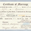 Canada province nova scotia Marriage Certificate | Editable PSD Templates