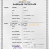 Chad Marriage Certificate | Editable PSD Templates