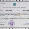 Chile Marriage Certificate | Editable PSD Templates