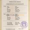 Comoros Marriage Certificate | Editable PSD Templates