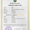Costa Rica Marriage Certificate | Editable PSD Templates