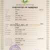 Cote dIvoire Marriage Certificate | Editable PSD Templates