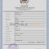 Customizable Dynamic Vital Record Universal Death Certificate PSD Templates | Instant Download