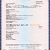 Customizable USA South Dakota state Death Certificate PSD Templates | Instant Download