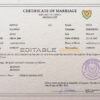 Cyprus Marriage Certificate | Editable PSD Templates