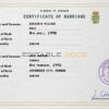 Denmark Marriage Certificate | Editable PSD Templates