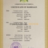 Dominica Marriage Certificate | Editable PSD Templates